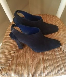Donna Karen New York Suede Slingbacks